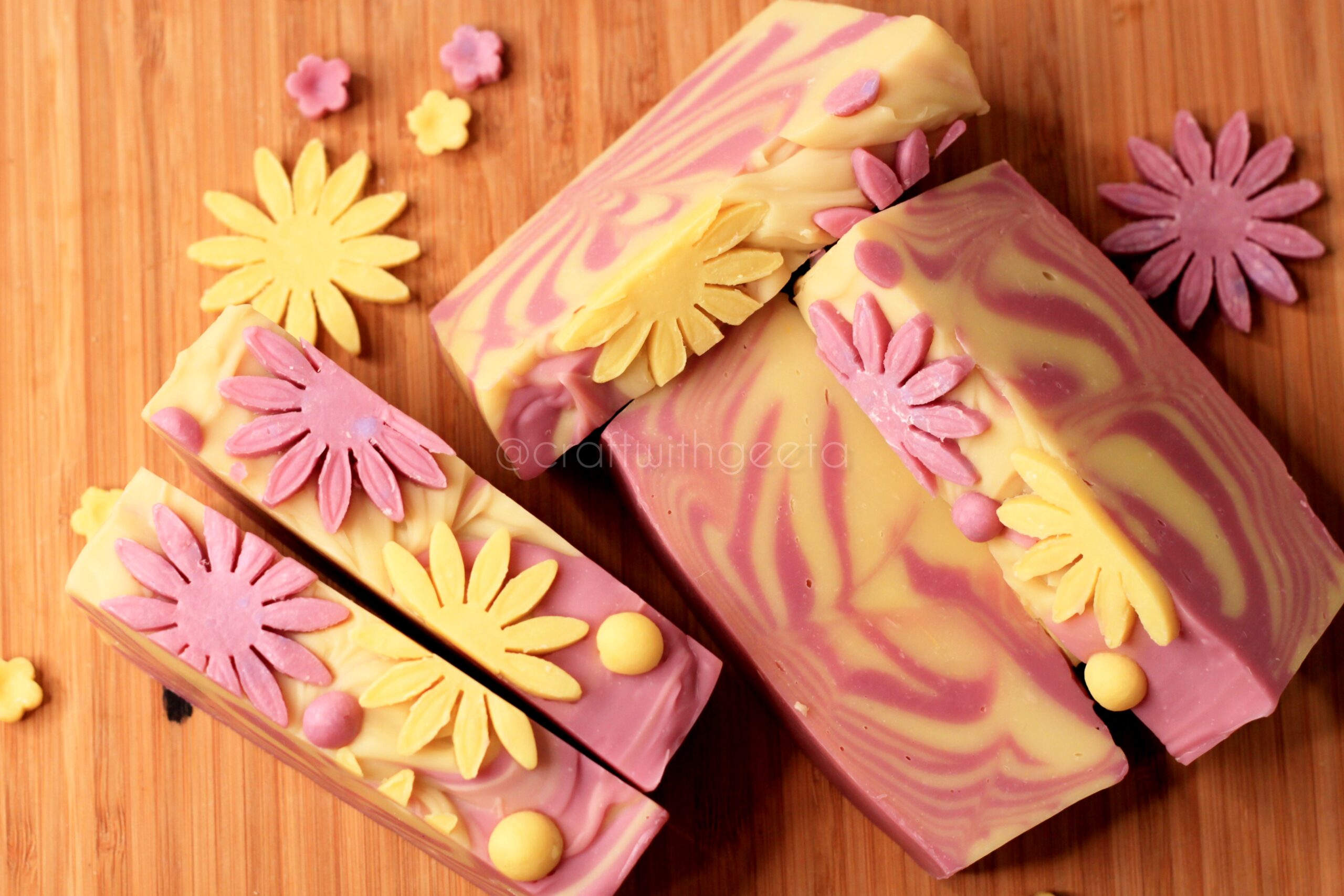 Showcasing the design for spring soapmaking workshop